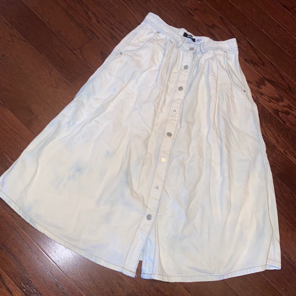 UO BDG bleached skirt